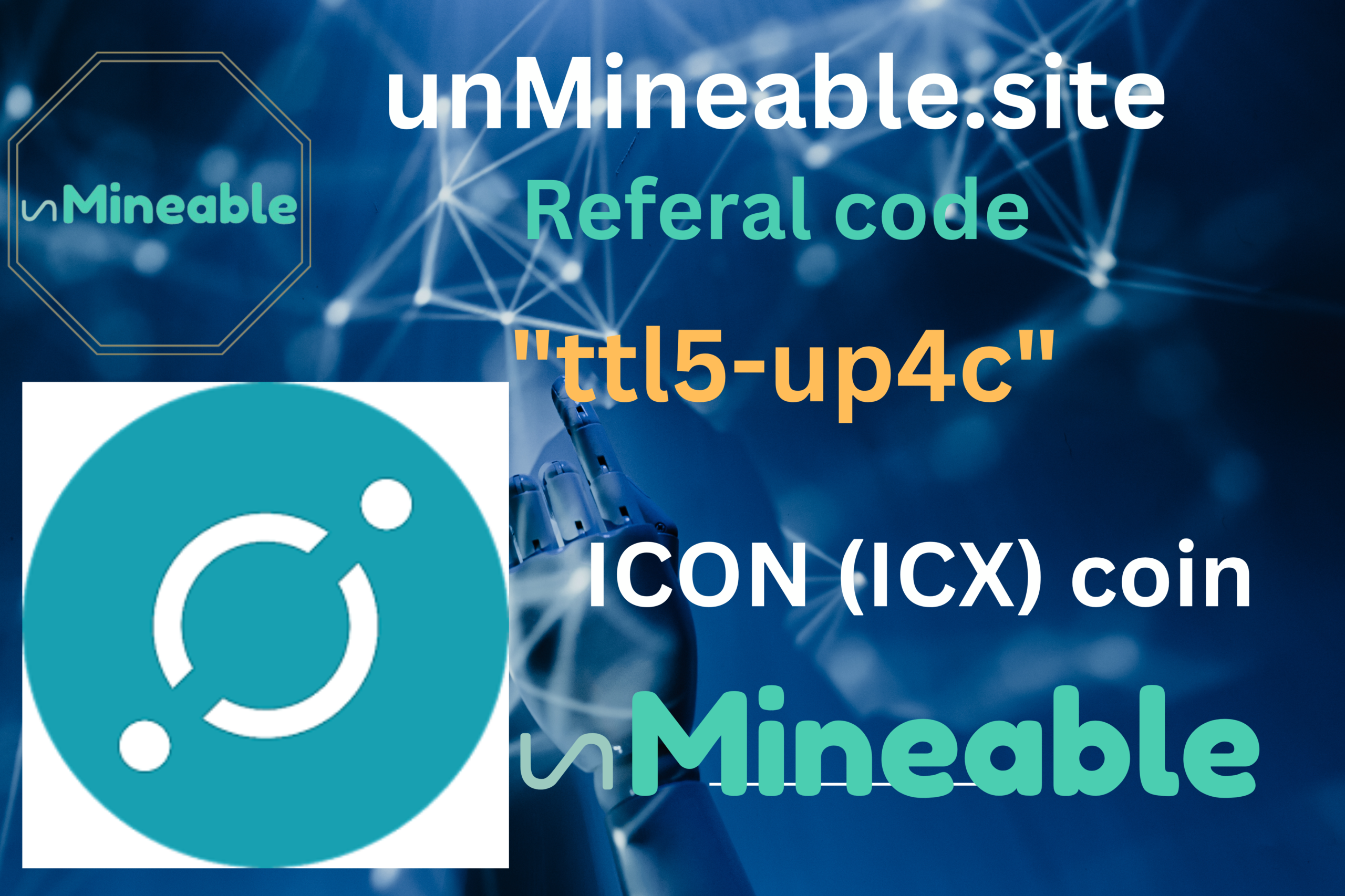 ICON (ICX) coin active referral code: unmineable