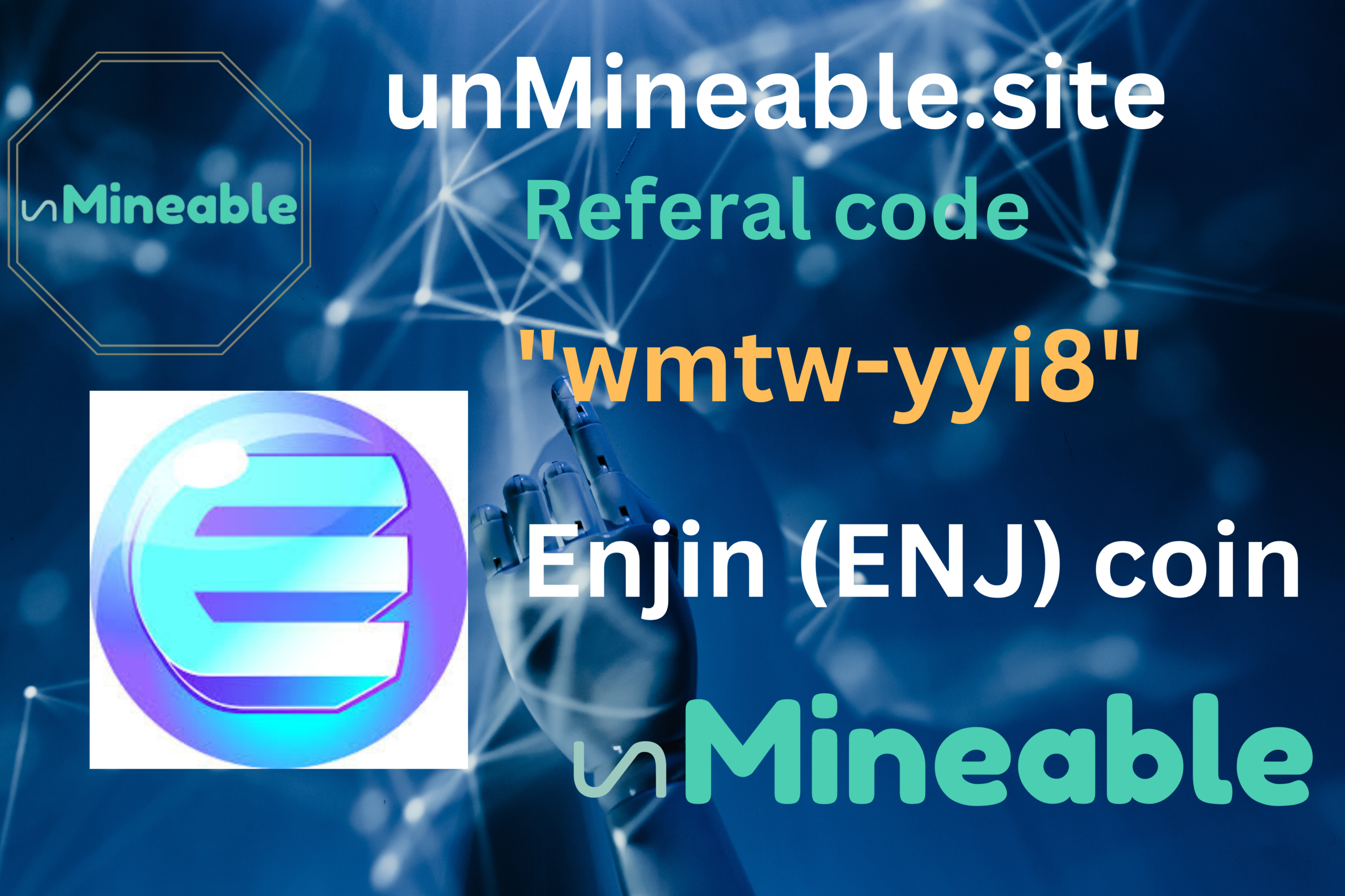 Enjin (ENJ) coin mining active referral code: unmineable