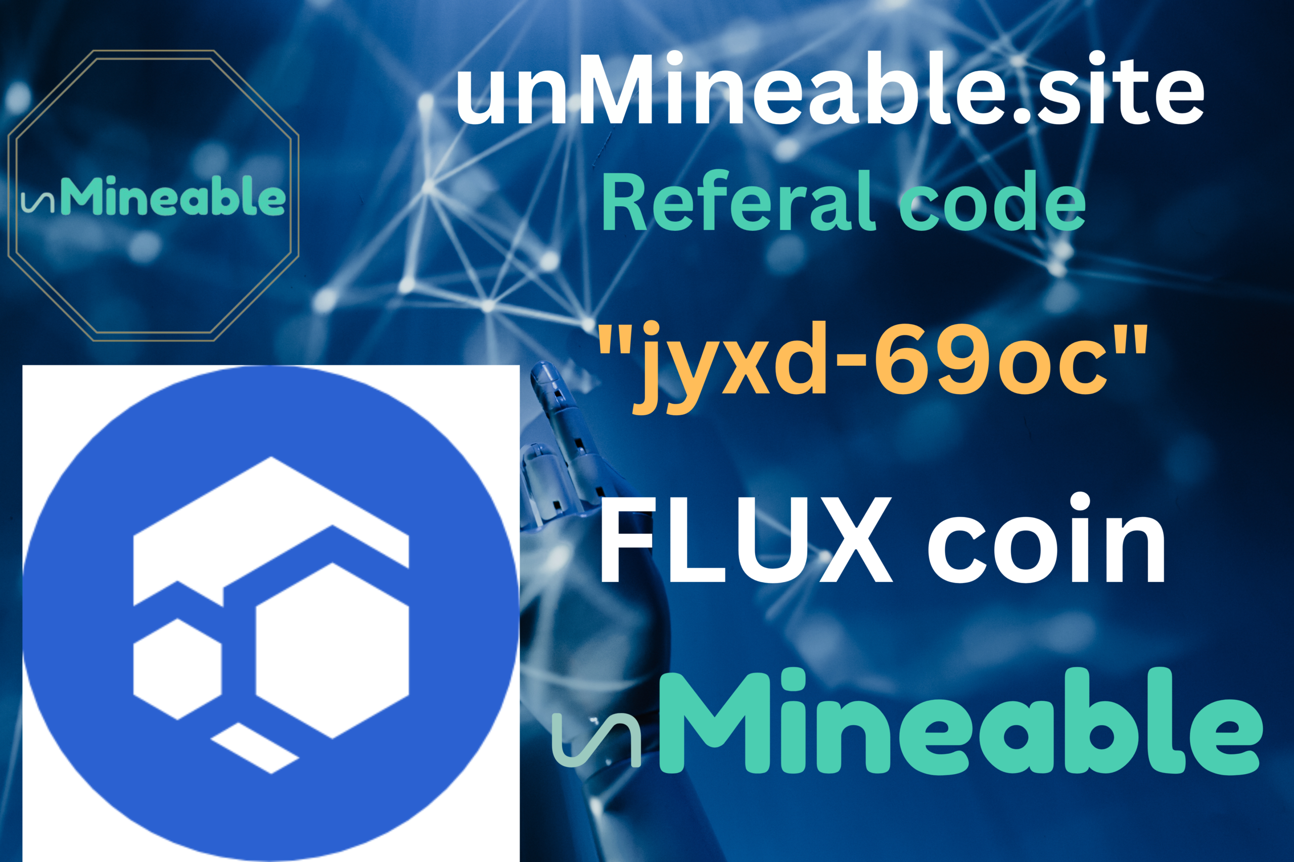 FLUX coin mining active referral code: unmineable