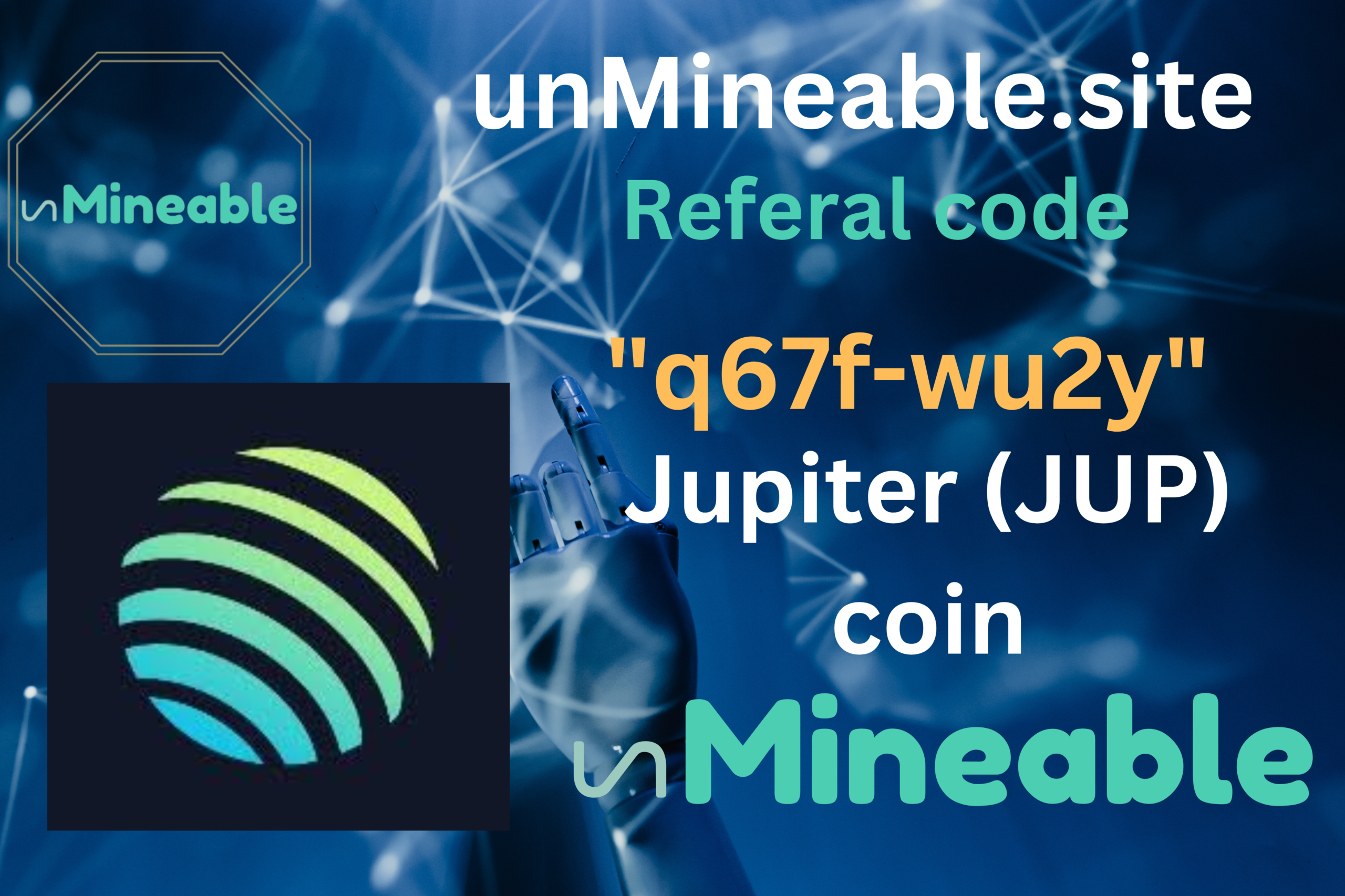 Jupiter (JUP) coin active referral code: unmineable