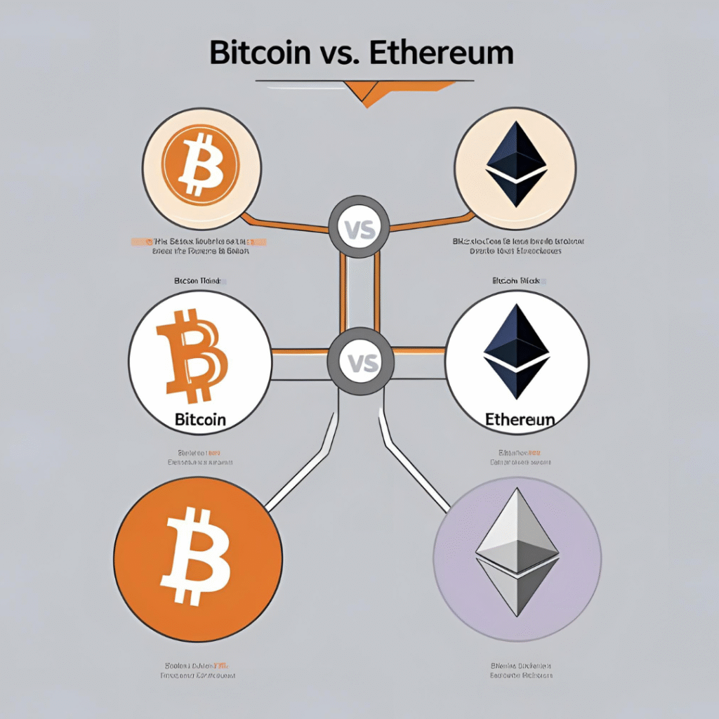 Key Differences Between Bitcoin and Ethereum