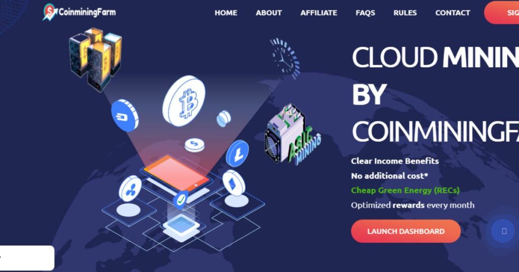 CoinMining Farm – Multi-Coin Mobile Mining Dashboard
