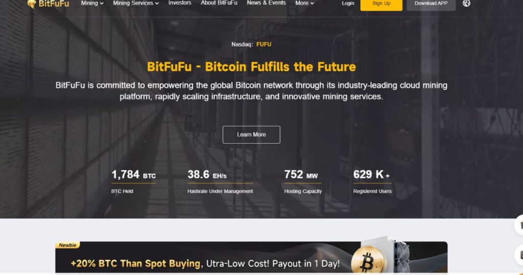 BitFuFu – Cloud-Based Mining Farm Backed by Antminer