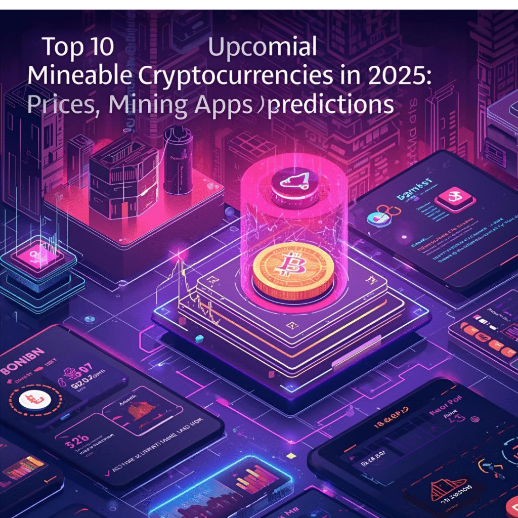 Top 10 Upcoming Mineable Cryptocurrencies in 2025: Prices, Mining Apps & Predictions