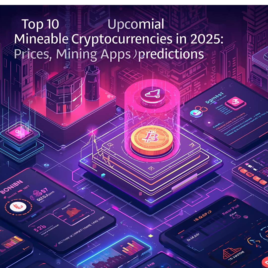 Top 10 Upcoming Mineable Cryptocurrencies in 2025: Prices, Mining Apps & Predictions